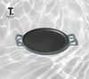 Ember TitaniumClad Ti-Enamel Cast Iron Tawa 30cm No-Season Rust-Proof