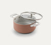 Ember Mini Dutch Oven 20cm with Glass Lid Stainless Steel Handle Ceramic Non-Stick