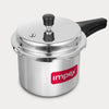 Impex ECO 3 Litre Aluminium Induction Base Outer Lid Pressure Cooker Silver
