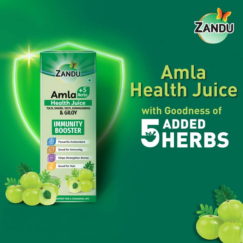 Zandu Amla + 5 Herbs Health Juice