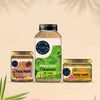 Kaira Skin Exfoliation Combo (Powder foam Cleanser Detan + Triphala & Rose Body wash + Coffee & Cinnamon Face Pack)