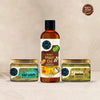 Kaira Hair Growth & Conditioning Combo (Scalp and Hair Oil + Powder Foam Hair Wash + 9 Herbs Henna)