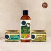 Kaira Hair Protection & Conditioning Combo (Vit-C Rich Hair Oil + Powder Foam Hair Wash + 9 Herbs Henna)