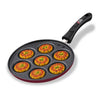 MILTON Pro cook Induction Cookware & Gas Stove Friendly Granito 7-Pit Multi Snack Pan 26cm