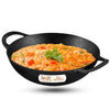 Kraft Infinity Pre-Seasoned Cast Iron Kadai 24cm Induction Friendly