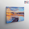 Eazy Arts Sunset at Port Paint By Numbers kit