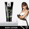 NutriGlow Natural‚Äôs Bamboo Charcoal Body Lotion - 100 gms