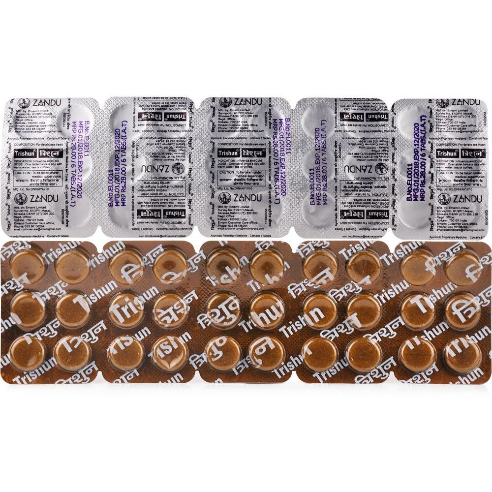 Zandu Trishun Tablets - DesiPick