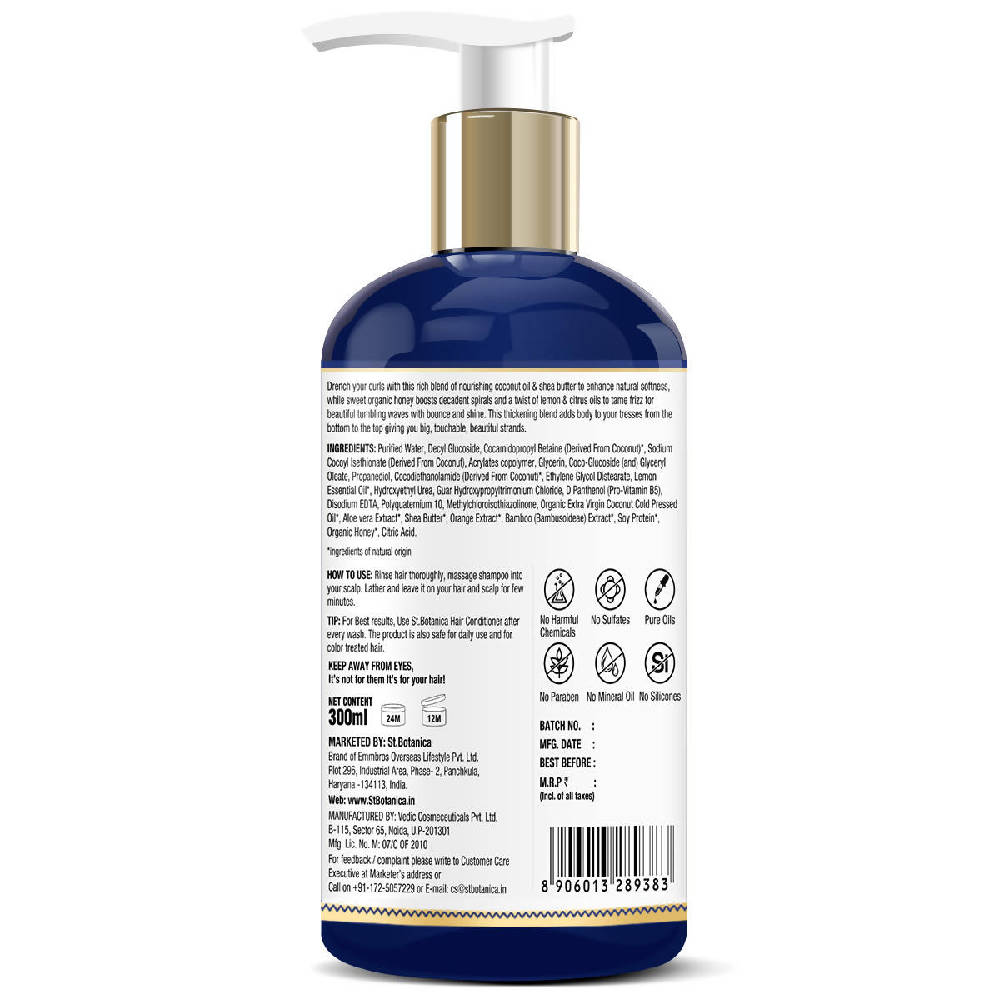 St.Botanica Coconut Oil And Bamboo Hair Strengthening Shampoo - 300 ml