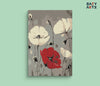 Eazy Arts Red and White Flowers Paint By Numbers kit