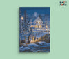 Eazy Arts House in The Snow Paint By Numbers kit
