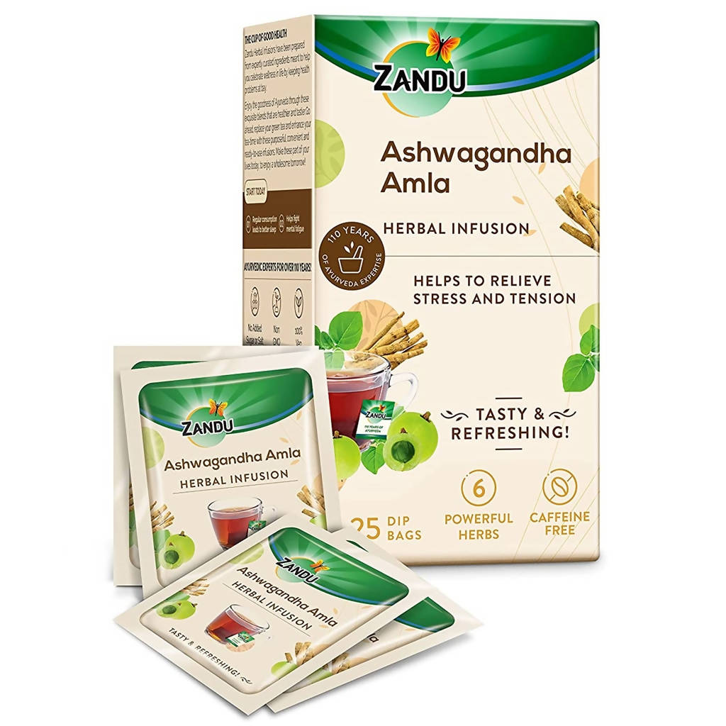 Zandu Ashwagandha Amla Herbal Infusion Tea