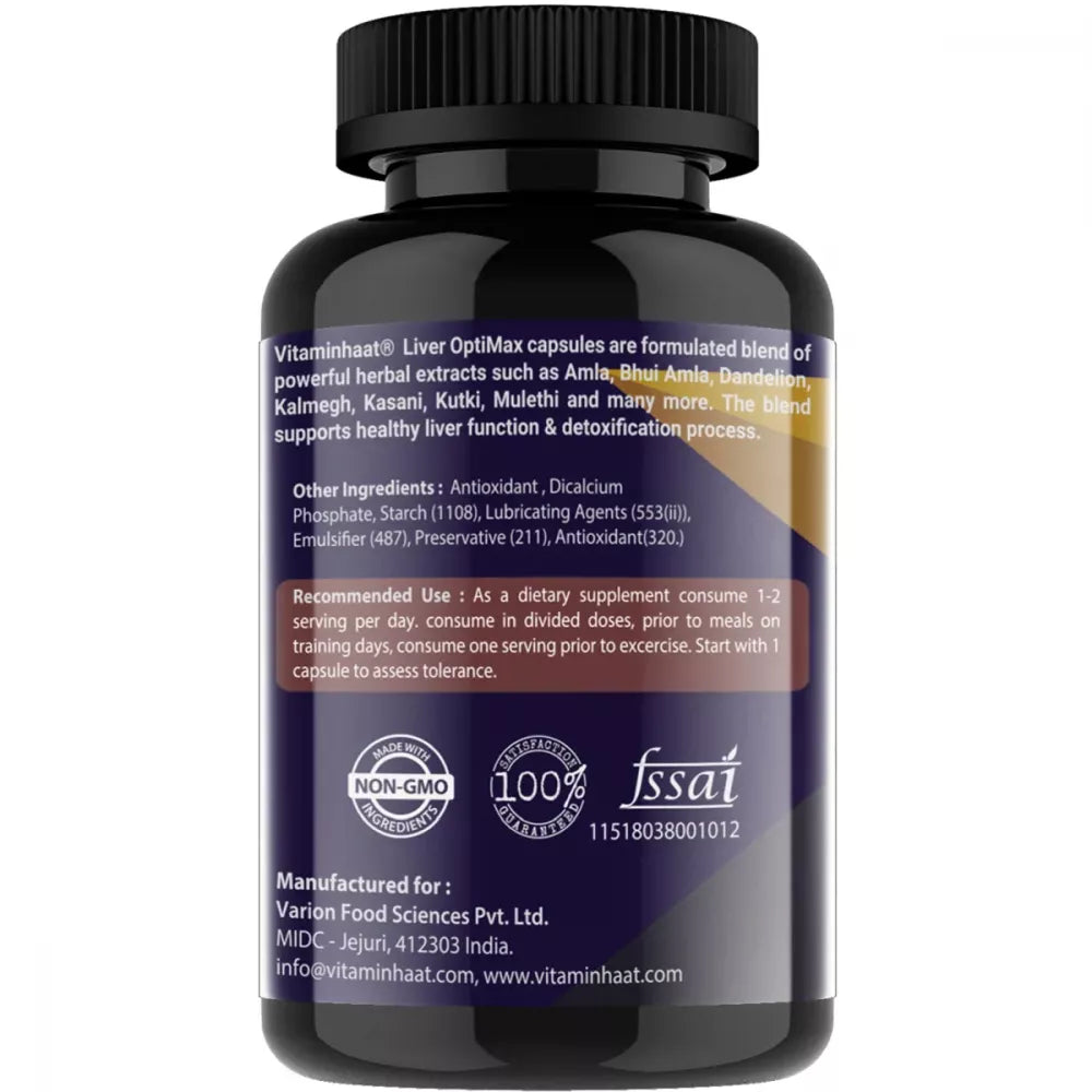 Vitaminhaat Livo Optimax Capsules - 60 caps - DesiPick