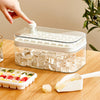 UMAI 2 Layer Ice Cube Tray | Effortless Demolding | 64 Compartments | White (NN23101D)