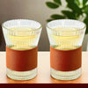 UMAI Glass Tea and Coffee Mugs Pack of 2 (280ml) | Chic Sleeves