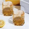 UMAI Whiskey Glasses Set of 2 (230ml) | Lead Free | Heavy Bottom | Amber