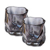 UMAI Whiskey Glasses Set of 2 (230ml) | Lead Free | Dishwasher Safe | Grey