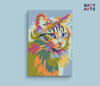 Eazy Arts Cat Abstract Paint By Numbers Kit For Kids