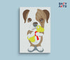 Eazy Arts Dog Holding Bone Paint By Numbers Kit For Kids