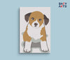 Eazy Arts Innocent Dog Sitting Paint By Numbers Kit For Kids