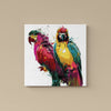Eazy Arts Parrots Couple Colorful Paint by Numbers Kit