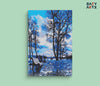 Eazy Arts Blue Sky and Trees Paint By Numbers kit
