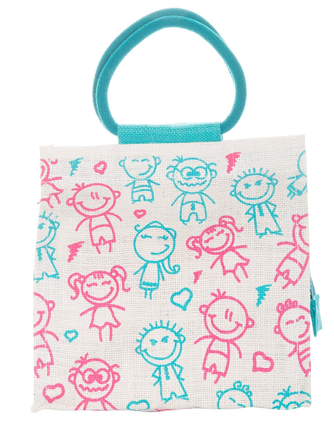 Jute Cottage Children Print Zipper Lunch