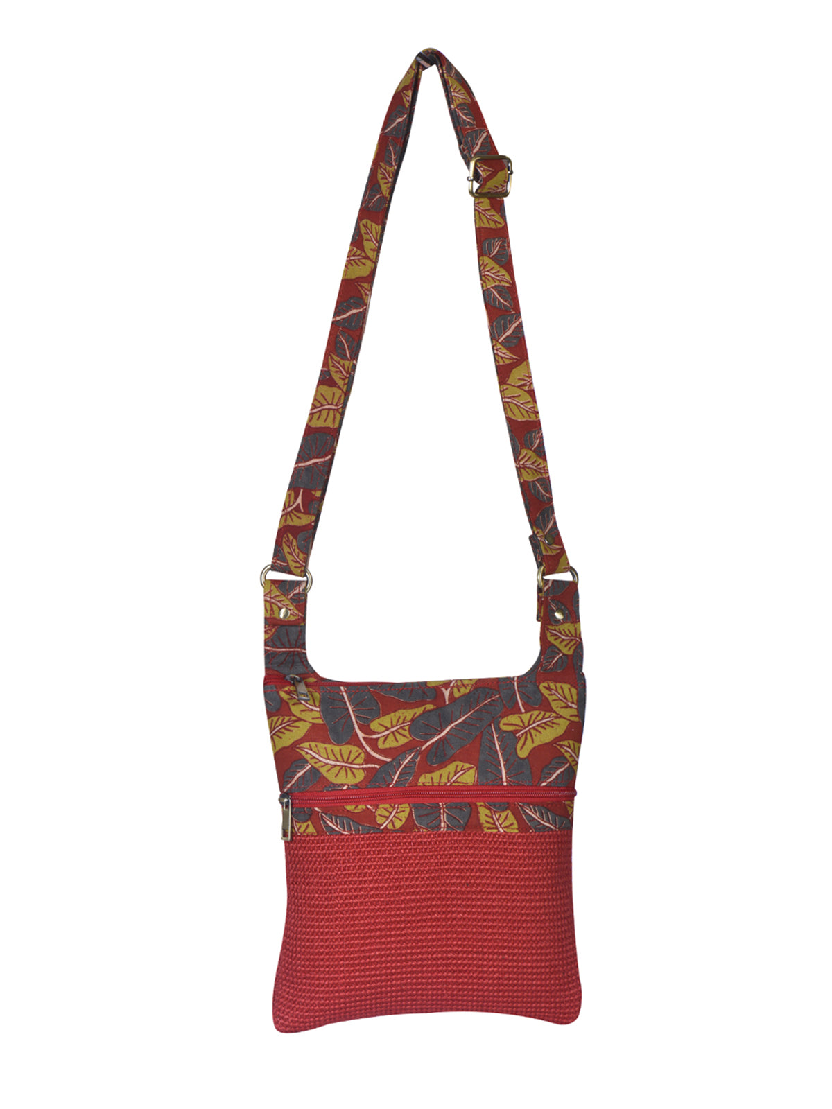 Jute Cottage Dobby Sling Bag Medium 100% Genuine Stylish Jute Bag