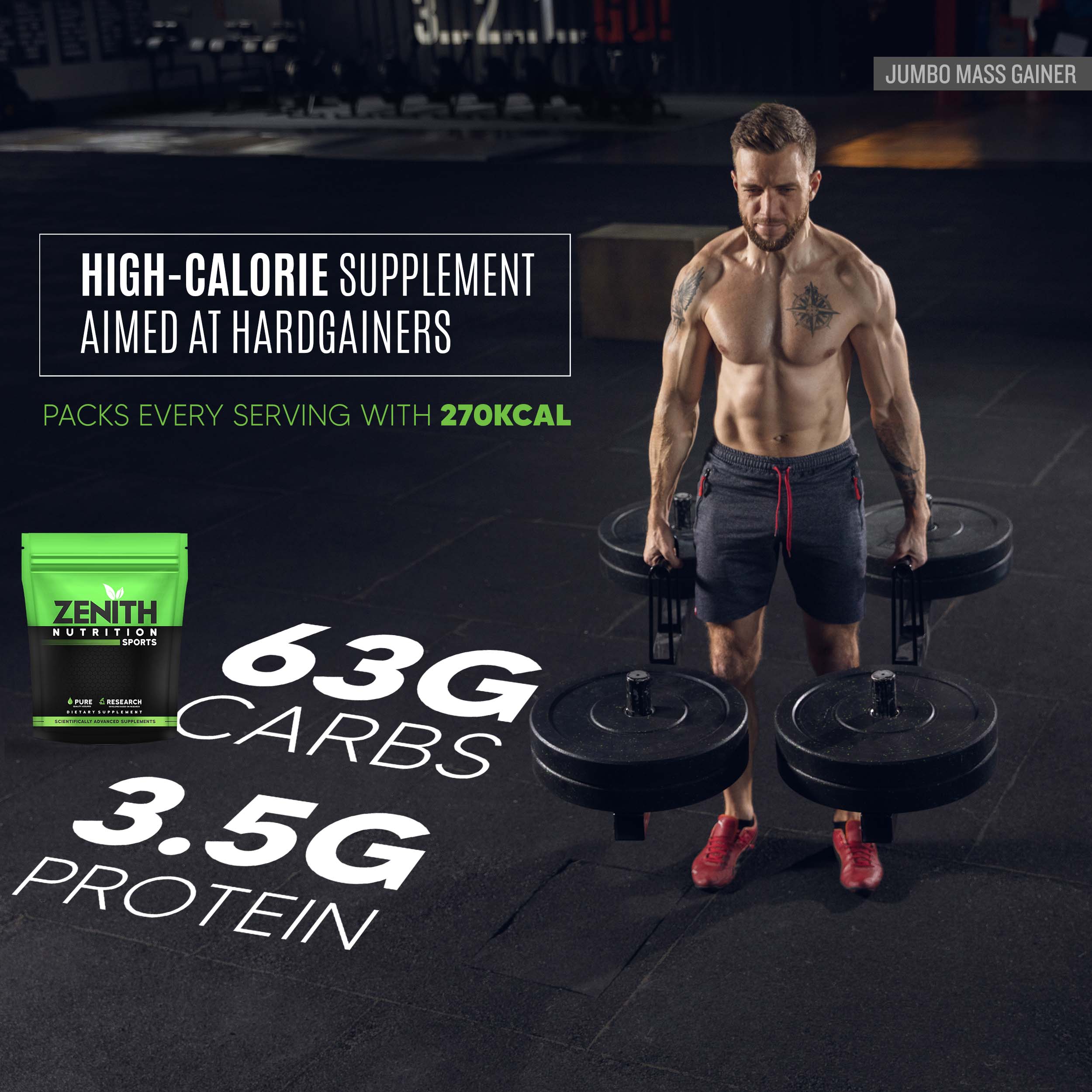 Zenith Sports Jumbo Mass Gainer