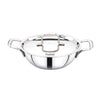 PrayLady Triplus Triply Stainless Steel Kadai with Lid
