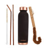 Artarium Eco-Friendly Copper Bottle with Straw and Cleaning Brush