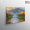 Eazy Arts River Mountain and Home Paint By Numbers kit