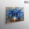 Eazy Arts Beautiful Blue Flower Pot Paint By Numbers kit