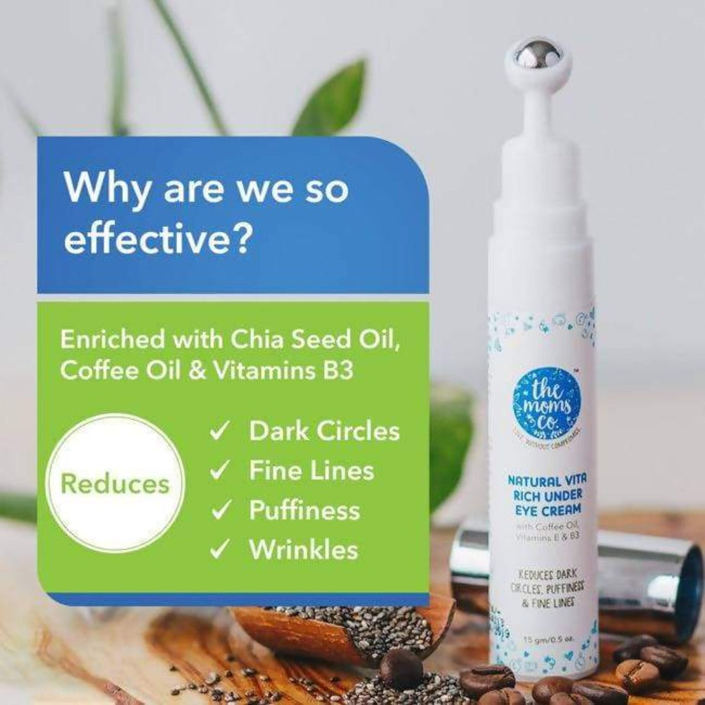 The Moms Co Vita Rich Under Eye And Face Serum
