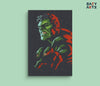 Eazy Arts Hulk Abstract Paint By Numbers kit