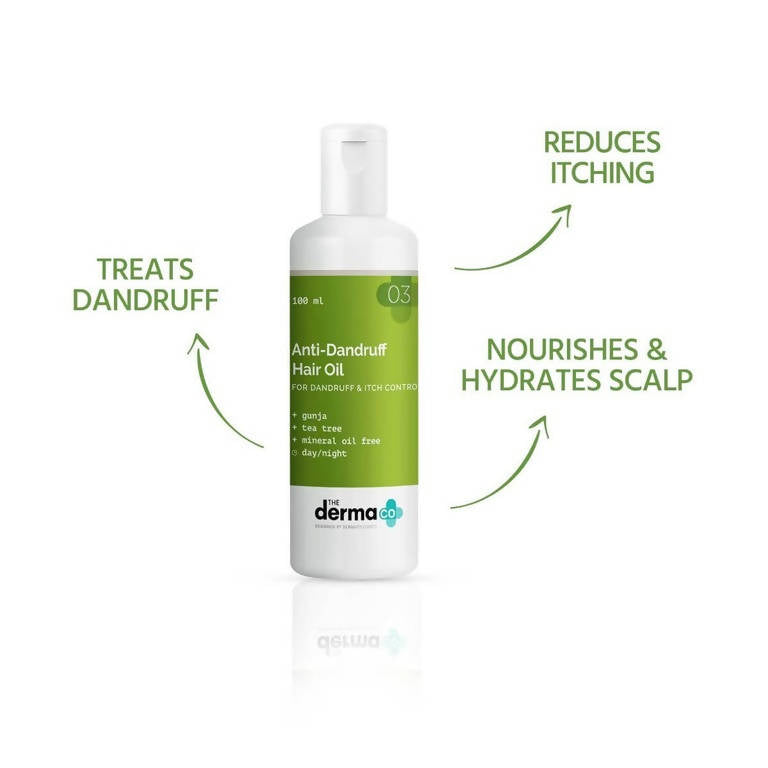 The Derma Co Anti-Dandruff Hair Oil For Dandruff & Itch Control - 100 ml