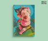 Eazy Arts Lord Ganesha Playing Flute Paint By Numbers kit