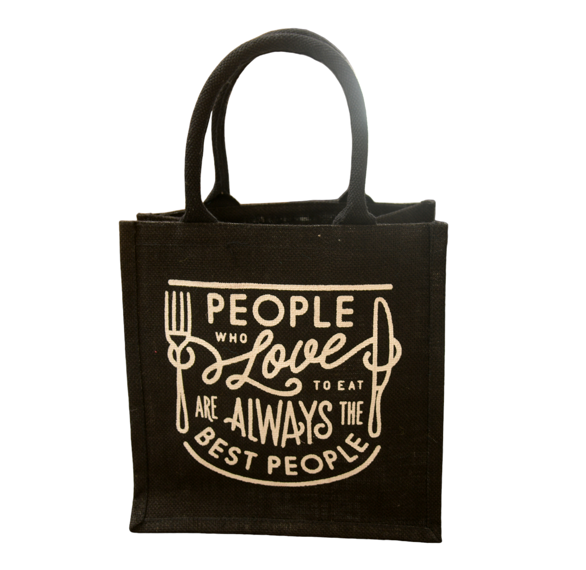 Jute Cottage Love To Eat Print Lunch Zipper