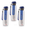 CELLO Infuse Water Bottle Set of 3, 800ml, Blue