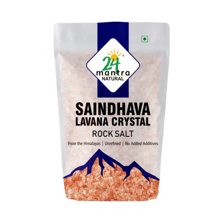 24Mantra Organic Himalayan Rock Salt-1 kg