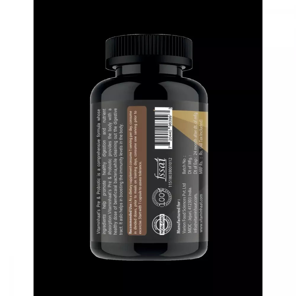 Pre Vitaminhaat Pre+ Probiotics Supplement - 60 caps - DesiPick