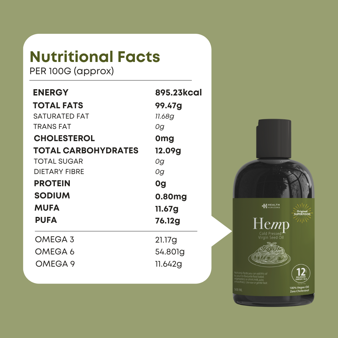 Hemp Seed Oil - 500 ml