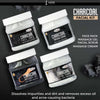 Luster Cosmetics Charcoal Facial Kit | Massage Cream & Massage Gel & Facial Scrub & Face Pack ‚Äì 4x500ml