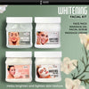 Luster Cosmetics Whitening Facial Kit | Massage Cream & Massage Gel & Facial Scrub & Face Pack - 4x500ml