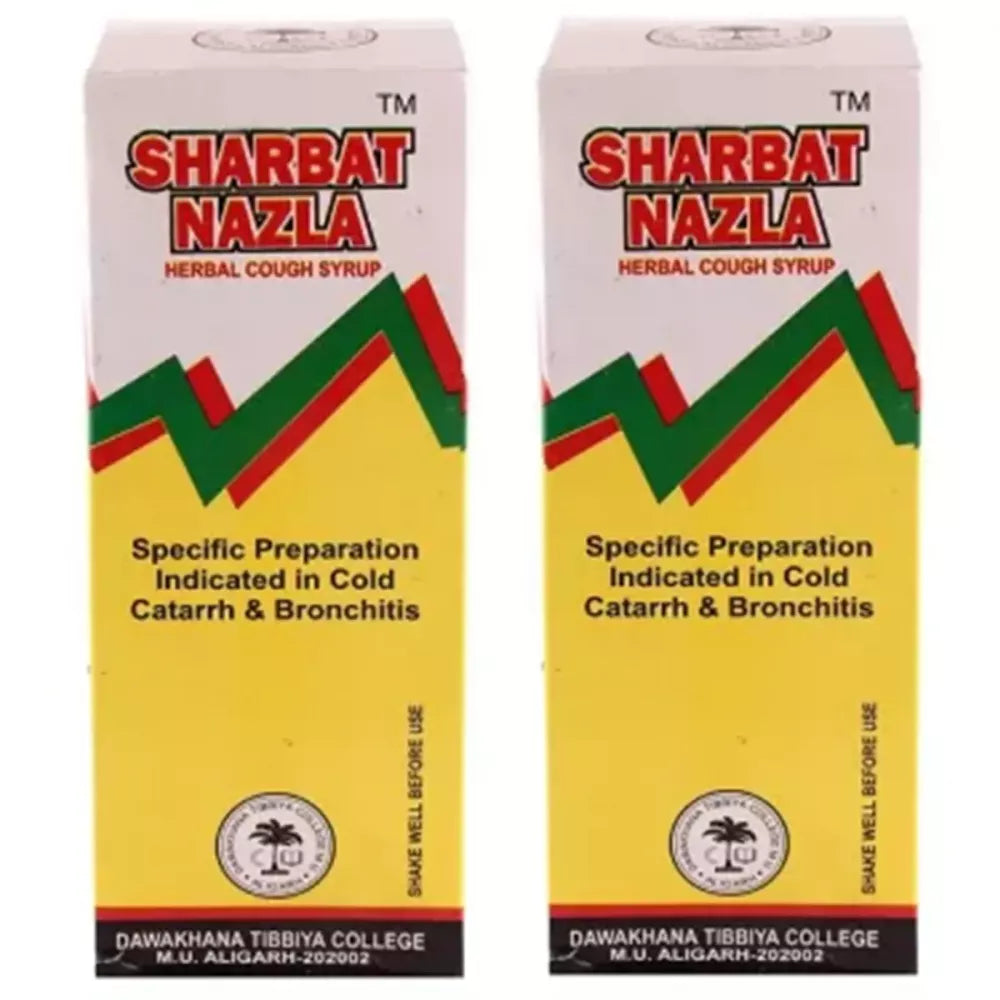 Dawakhana Tibbiya Sharbat Nazla - 380 ml (Pack of 2)