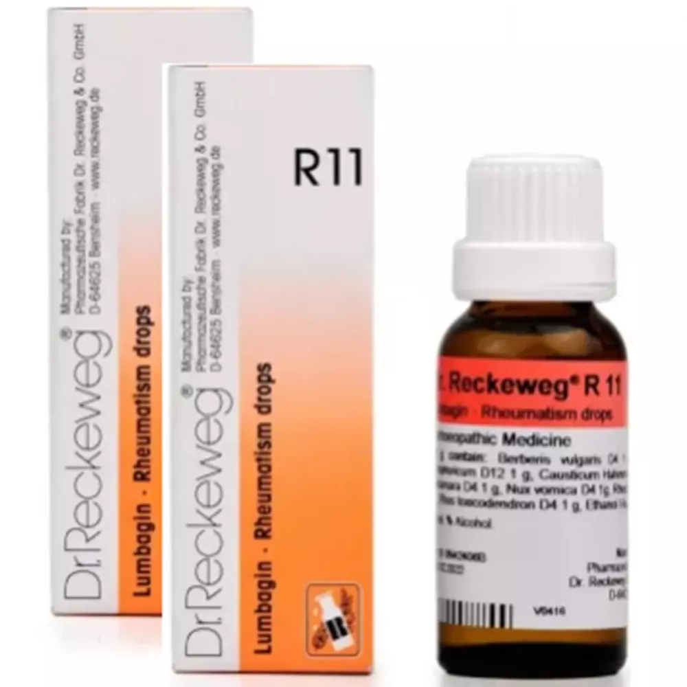 Dr Reckeweg R11 (Lumbagin) - 22 ml (Pack of 2)