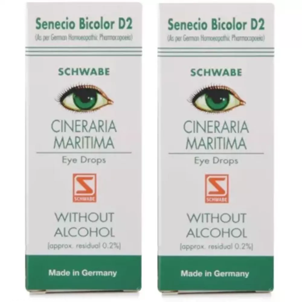 Dr. Willmar Schwabe Ger Cineraria Maritima Eye Drops D2 Without Alcohol - 10 ml