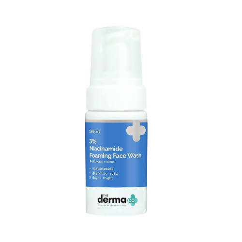 The Derma Co 3% Niacinamide Foaming Face Wash For Acne Marks - 100 ml