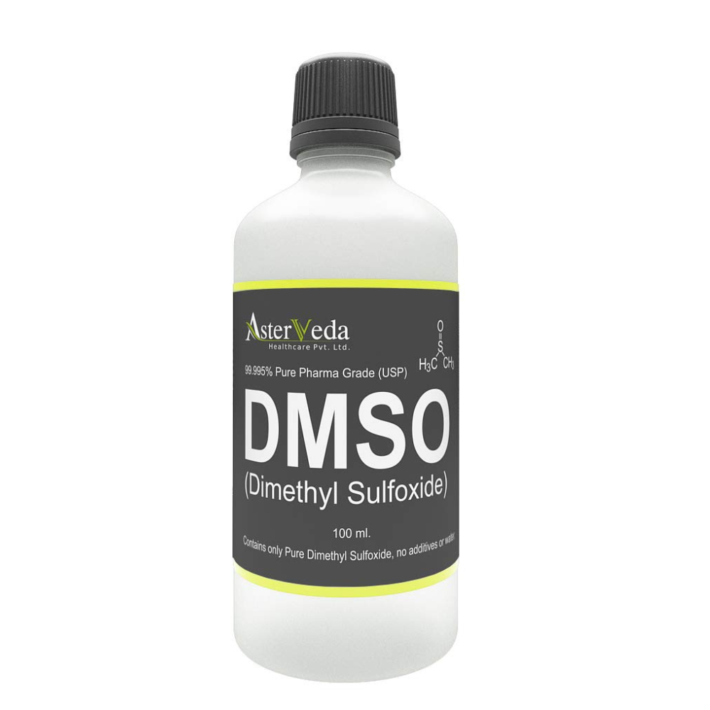 Asterveda DMSO Dimethyl Sulfoxide Pharma Grade 99.995% Pure - 100 ml