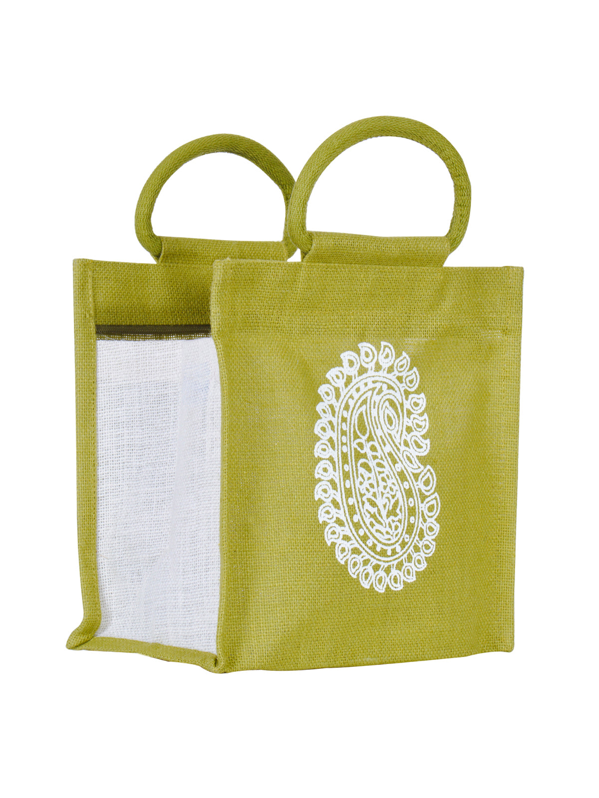 Jute Cottage Paisley Zipper Lunch Bag